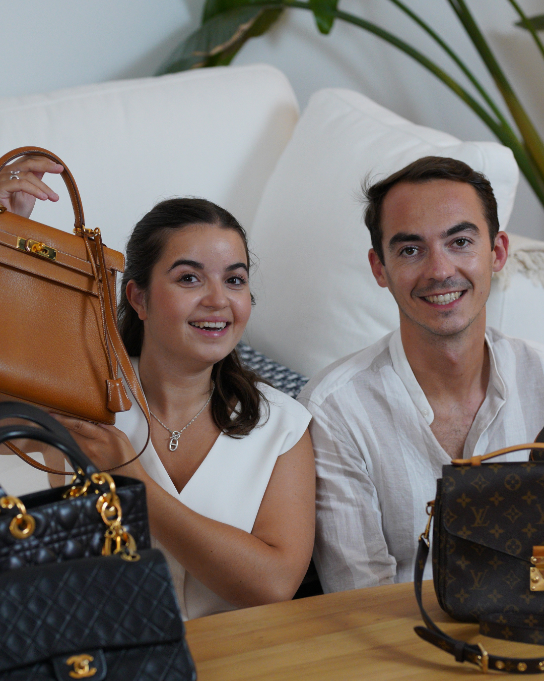 Margot and Vincent founders Bam Luxury Store Chanel authentication experts